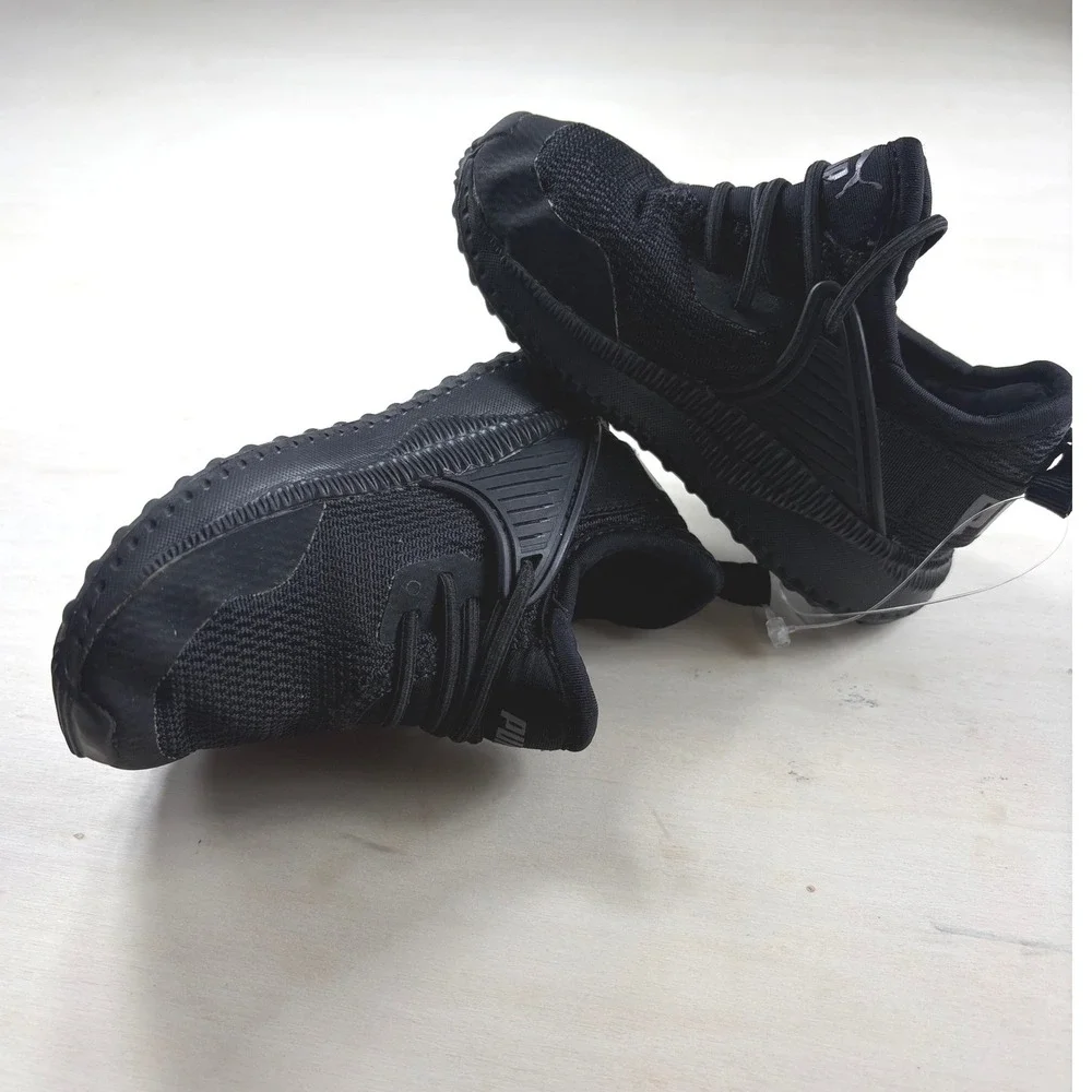 Puma Pacer Next Cage Triple Black Mesh Athletic Sneakers Toddler Size 5